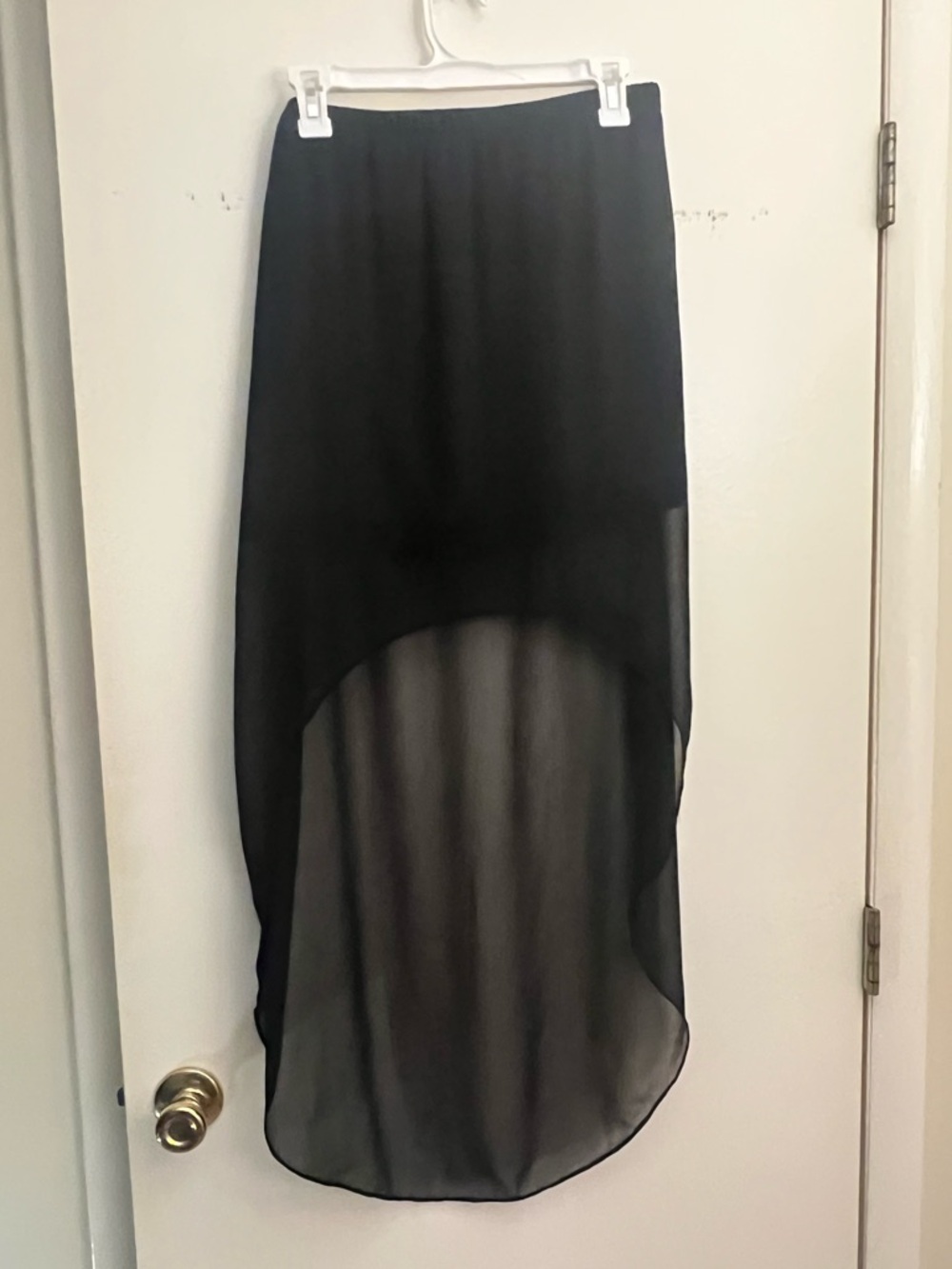 Express Black High Low Skirt